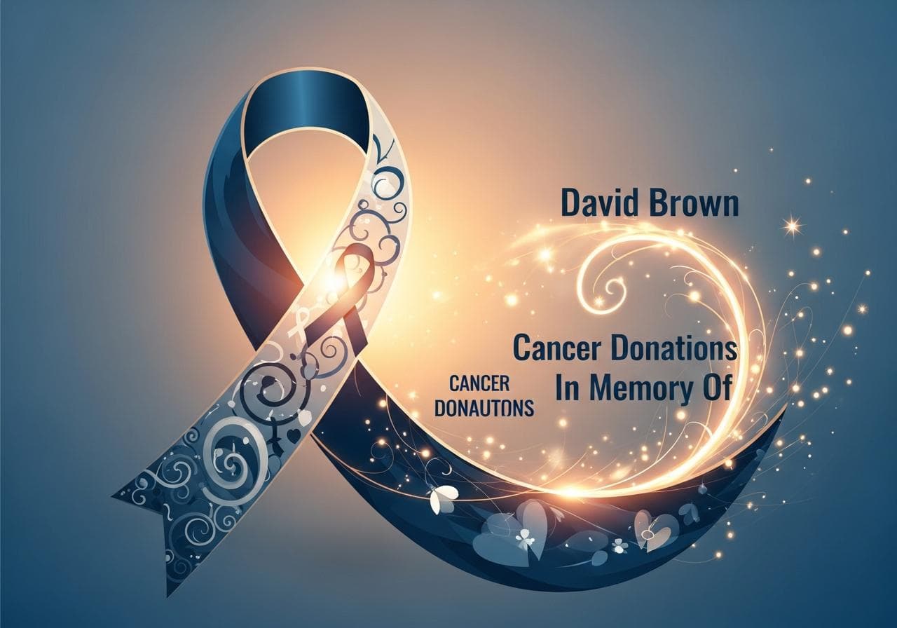 2 Donated To Cancer Research In Memory Of David Brown