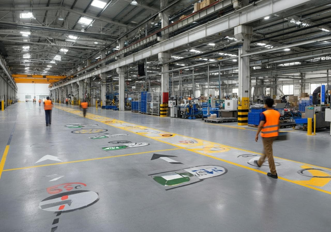 5S Floor Marking For Safety